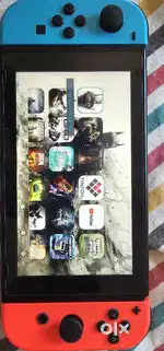 Nintendo switch OLED with 15 games inbuilt