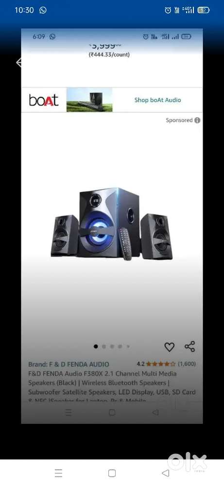 F&D speaker high Bass