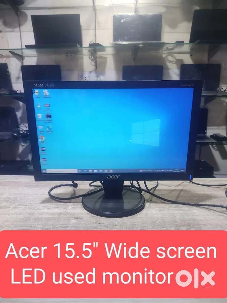 Acer 15.5 wide screen, LED used monitor,