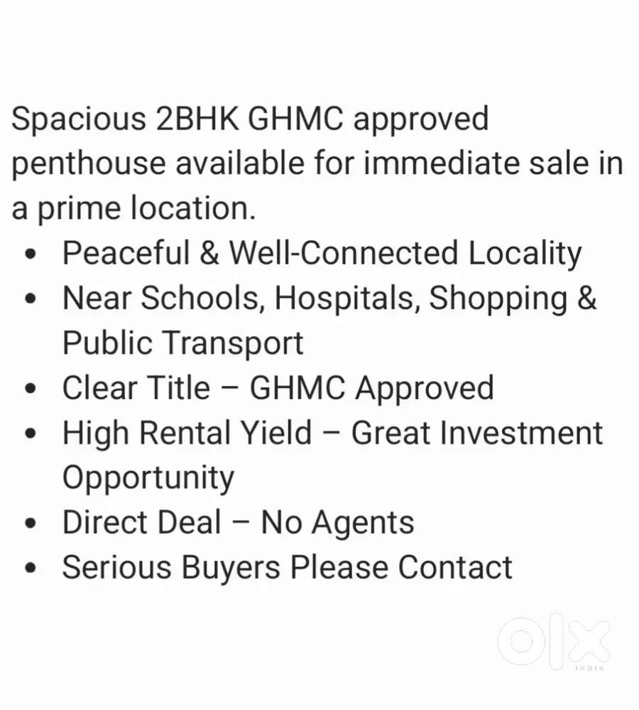 2BHK for Sale in Prime Location