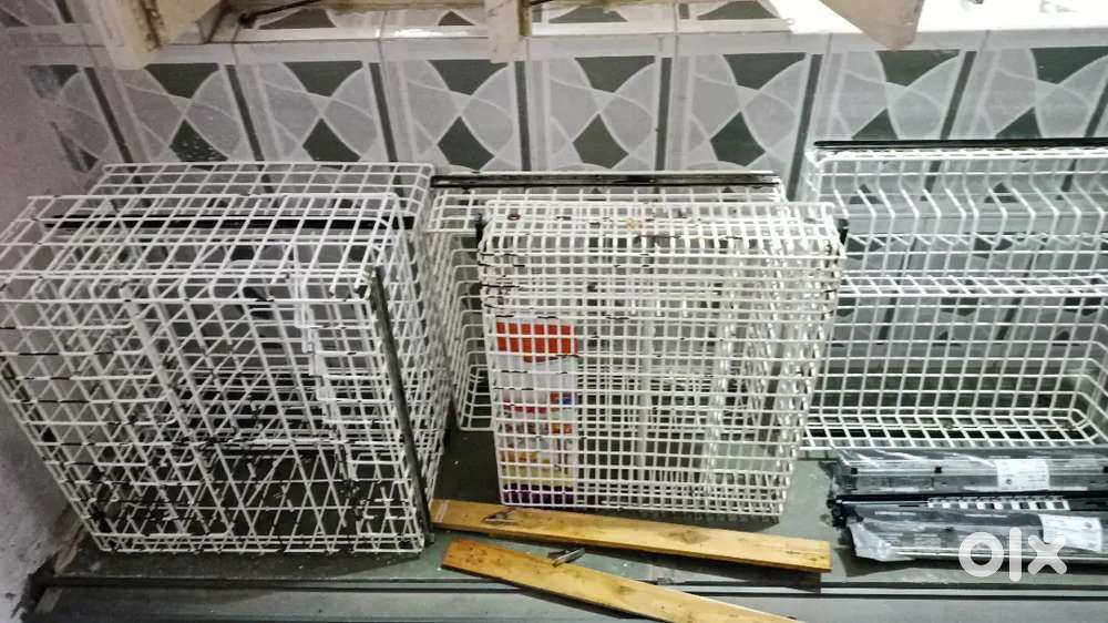 Kitchen basket set with channel ( slide ) રસોડાના બાસ્કેટ ચેનલ સાથે