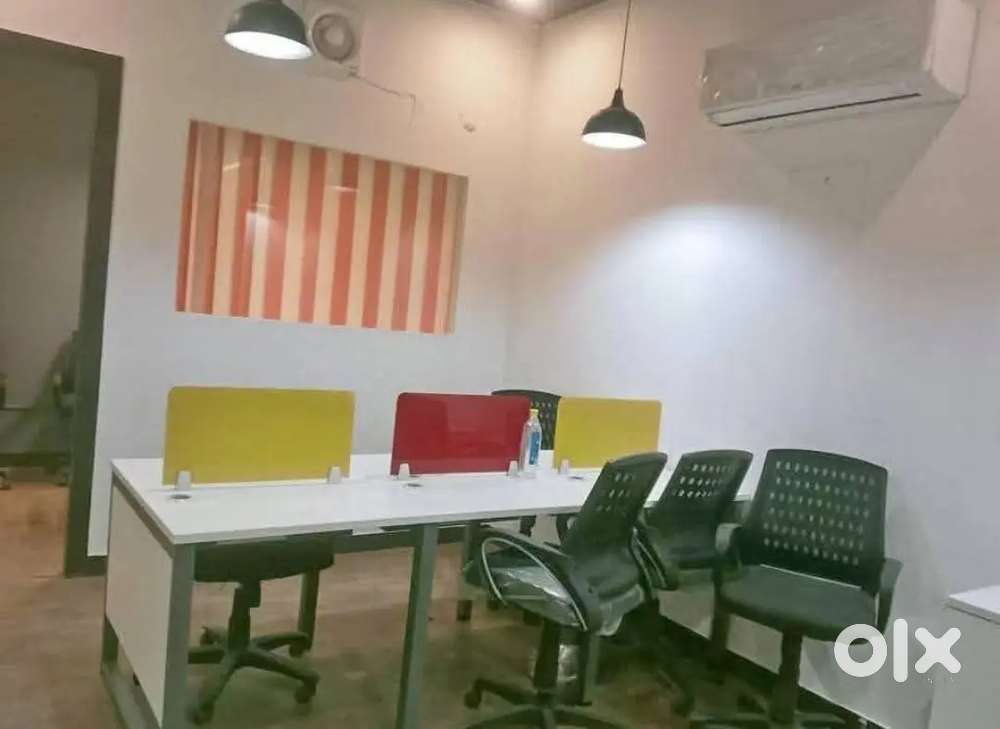 1 Director Cabin 6 Workstation Fully Furnished Office Space For Rent