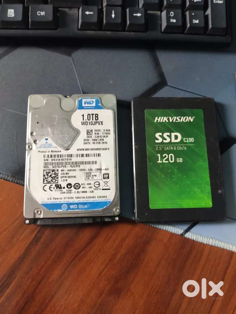 1tb hard disk and 120gb ssd