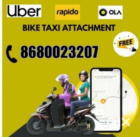 uber ola rapido bike taxi attachment office