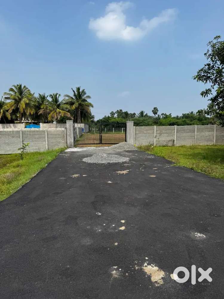 6000sqrfts on road dtcp plot for sale in Chennai ECR POONJERI junction