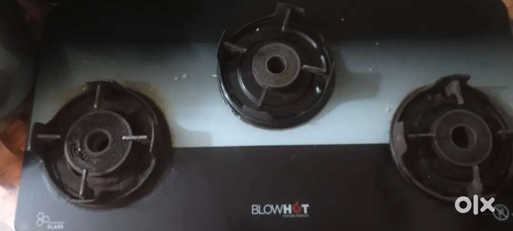 Gas stove working condition one burner damage