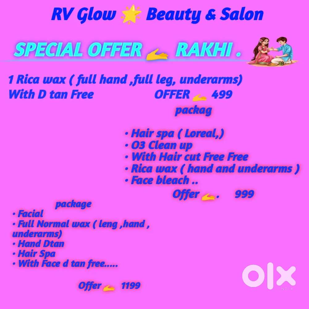 Beauty parlour and ke liye ek fresher and experienced girls ki need hl