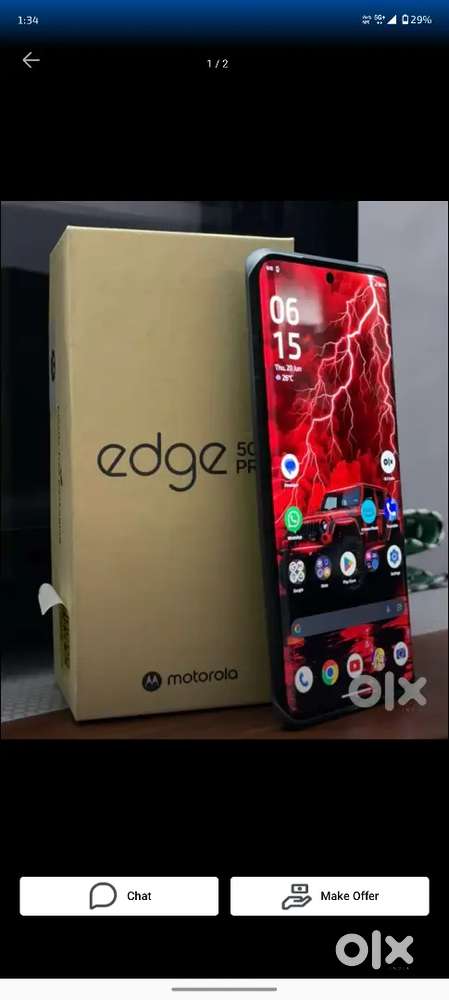 Motorola edge 50 pro 12/256 bill box available totally new condition