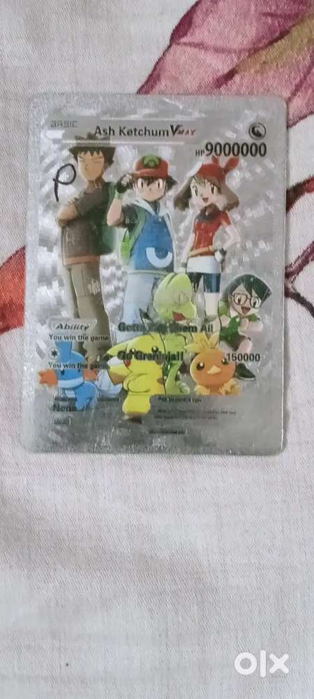 Pokemon silver card