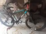 One year old gear and double socerr disc break