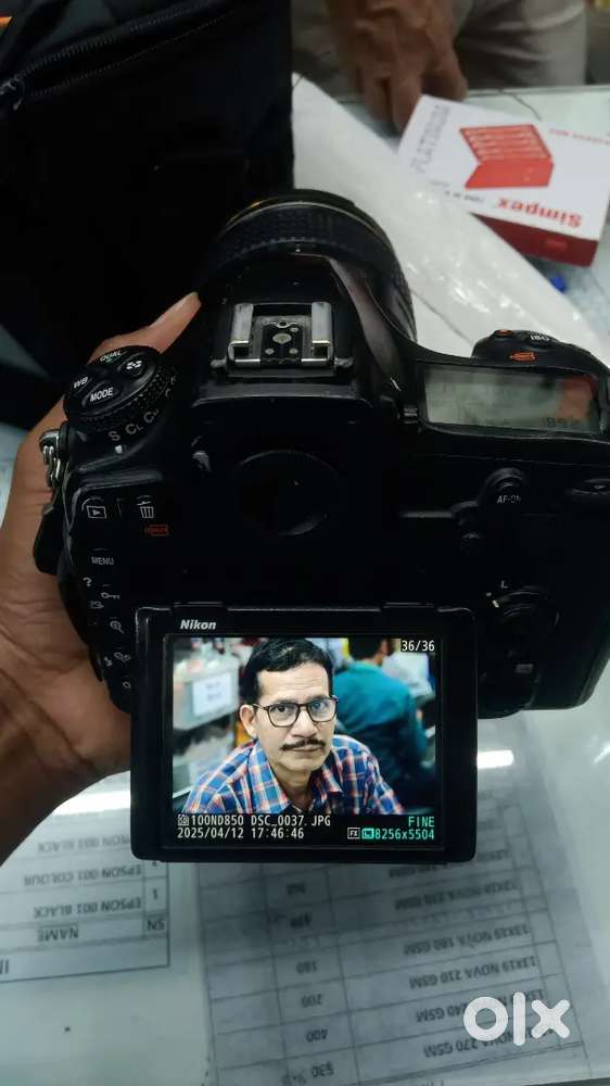 Nikon 850 with 24/120mm