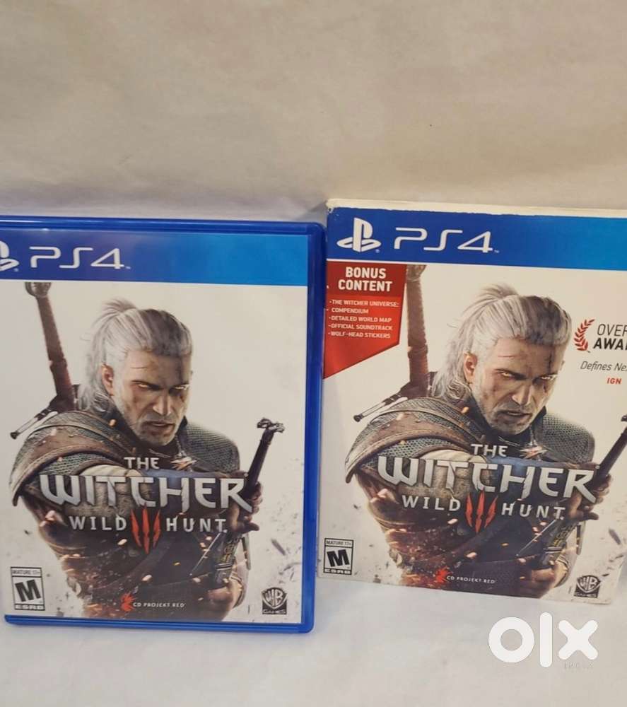 PS4 Witcher 3 &Uncharted 4 Games