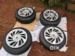 15 inches  tyres / rims / negotiable 5 holes