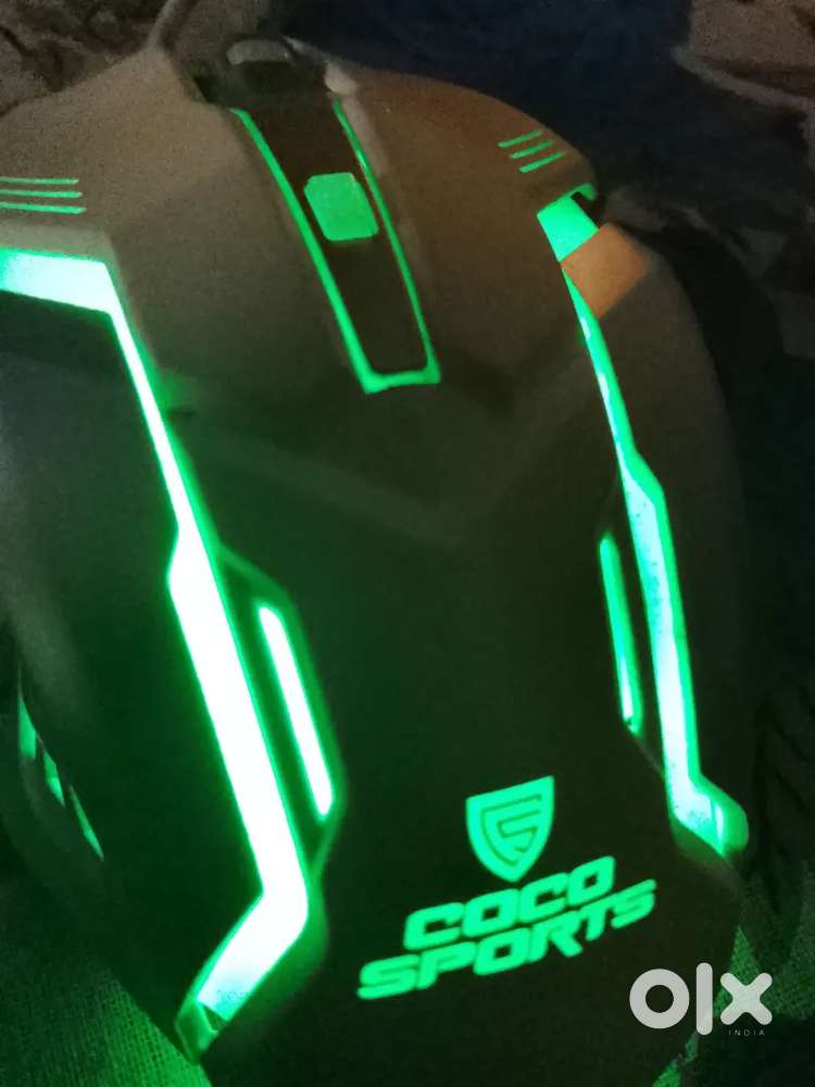 COCO Sports white gaming mouse