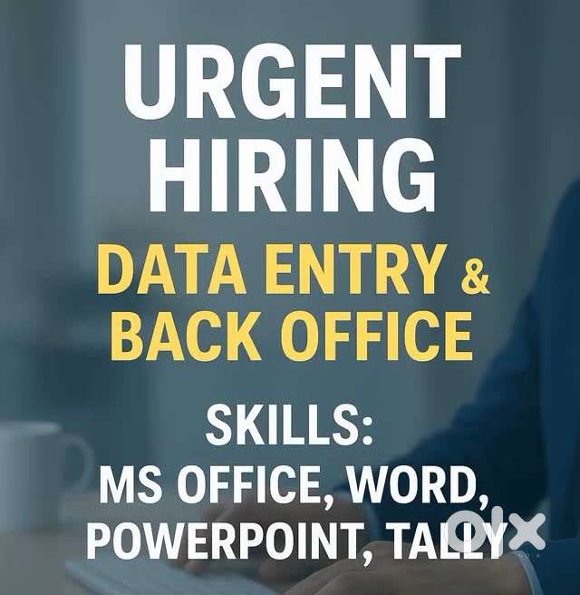 Immediate Joining: English & MS Office Professional