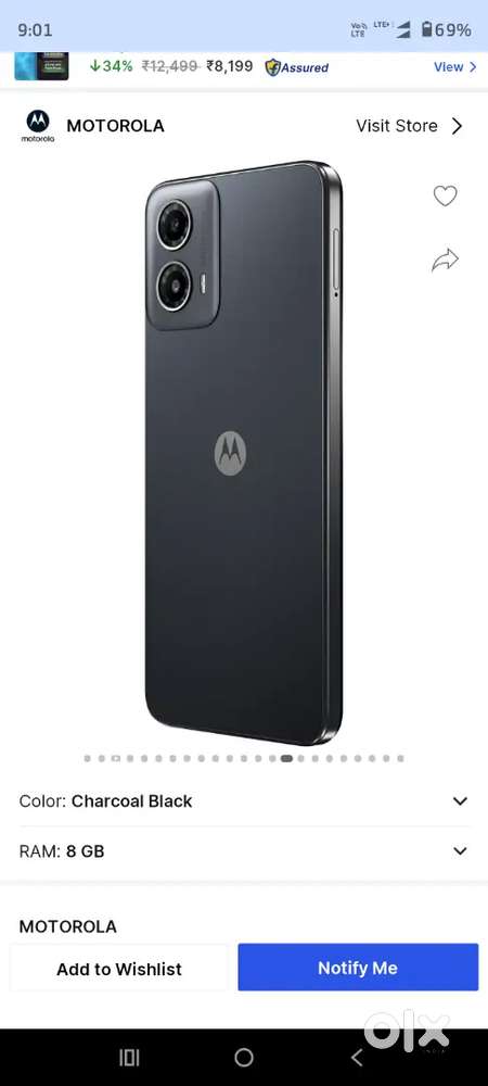 Moto g34 5g 8/128