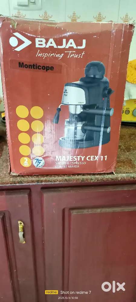 BAJAJ ESPRESSO/CAPPUCCINO MAKER