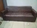 3 seater leather sofa one year old and less used