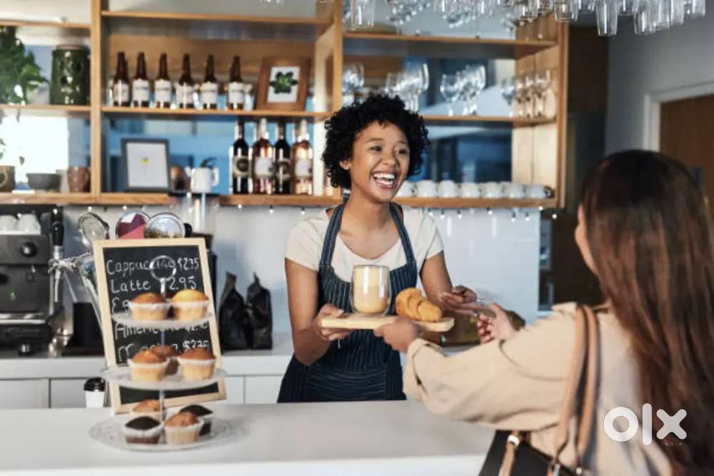 Looking for a female helper for cafe