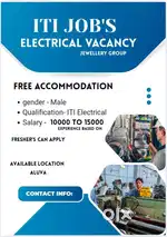 ELECTRICAL VACANCY JEWELLERY GROUP