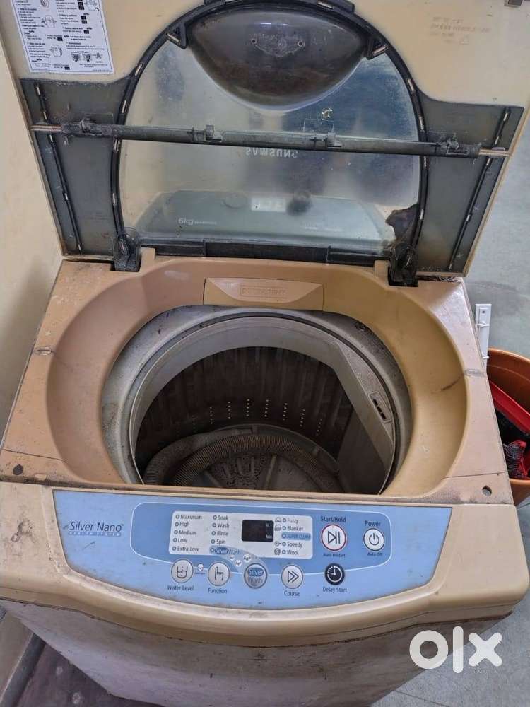 SAMSUNG 6KG SILVER NANO WA80HAG