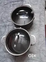 Calphalon 2 pot & 1fry pen made in usa