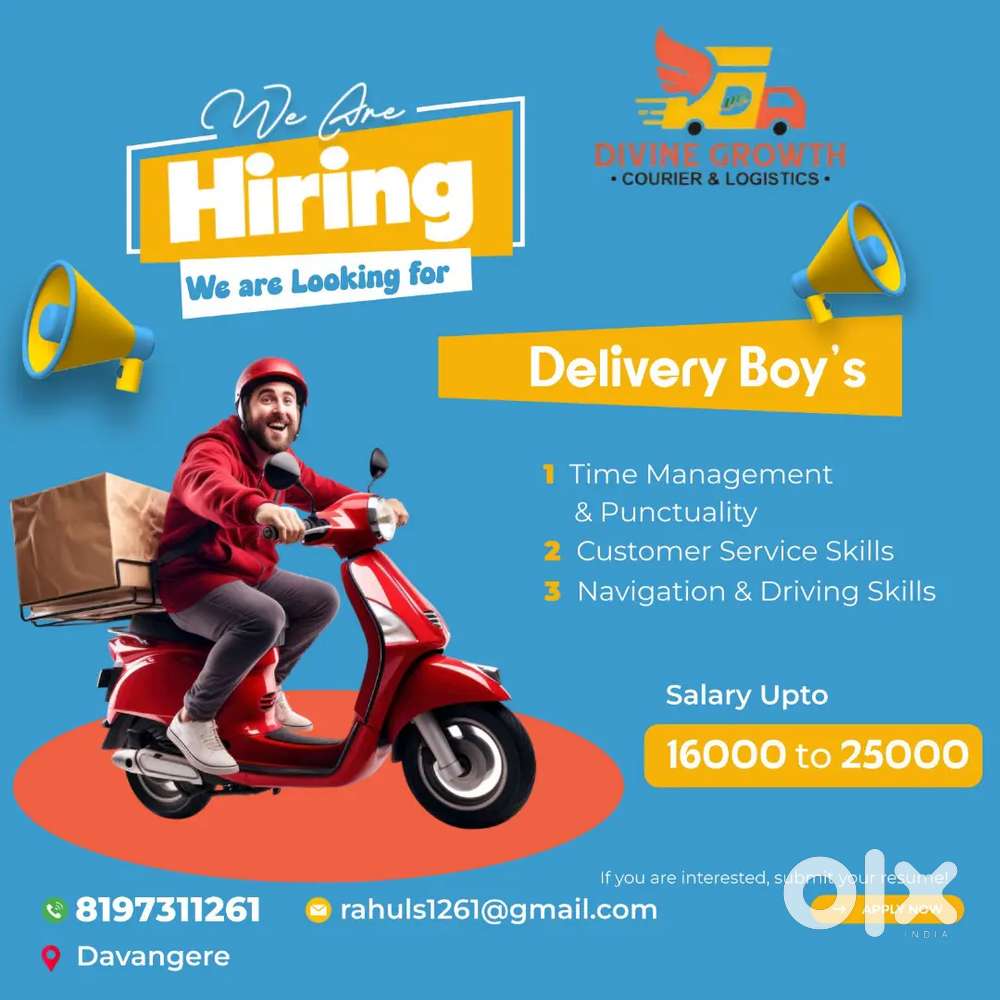 Is a delivery boys required