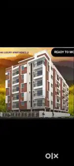 2 BHK Semifurnished Brand new flat West facing