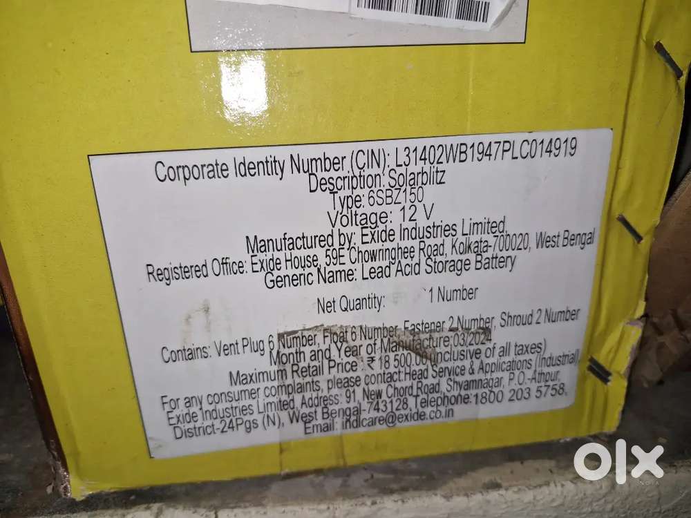 Luminous Inverter and Exide Battery