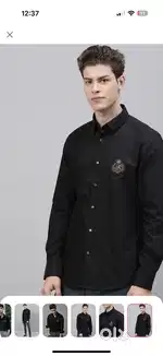 Rare rabbit shirt black size 38