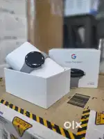 Google Pixel Watch Champagne Gold case with Hazel Active band