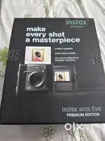 Brand new instax wide camera