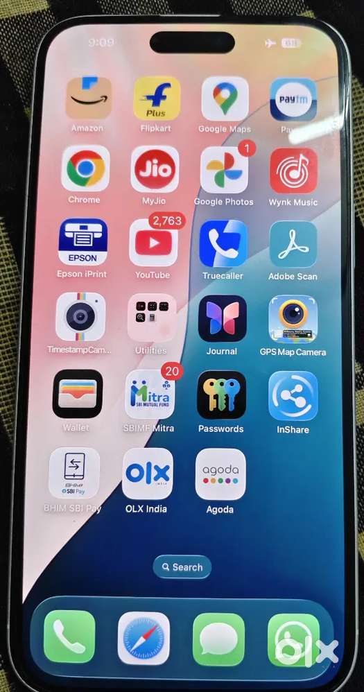 16 Plus 128GB with Battery Health 100% and Cycle Count 138