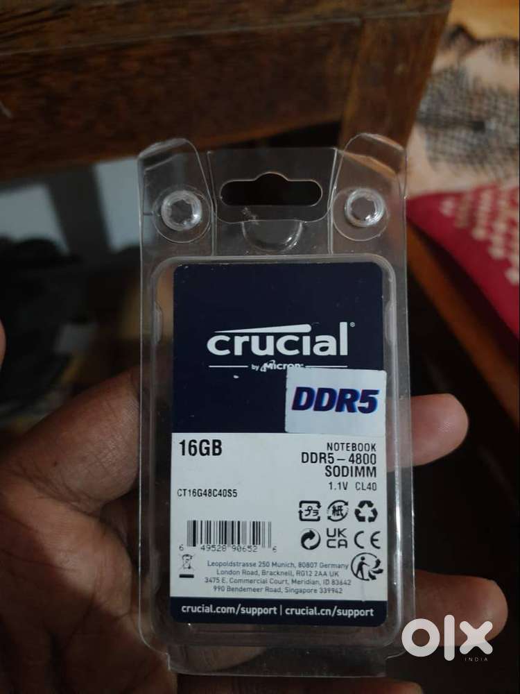 Crucial 32Gb kit (16*2) DDR5 4800mhz