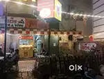 Helper on momo stall