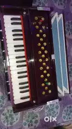 2month old Harmonium 2 reed Double below 39keys Harmonium