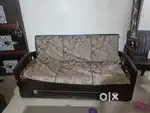 Sofa cum Double Bed with Big Size Table