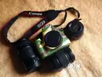 Canon EOS 1300D DSLR Camera Bundle with 3 Lenses - Excellent Condition