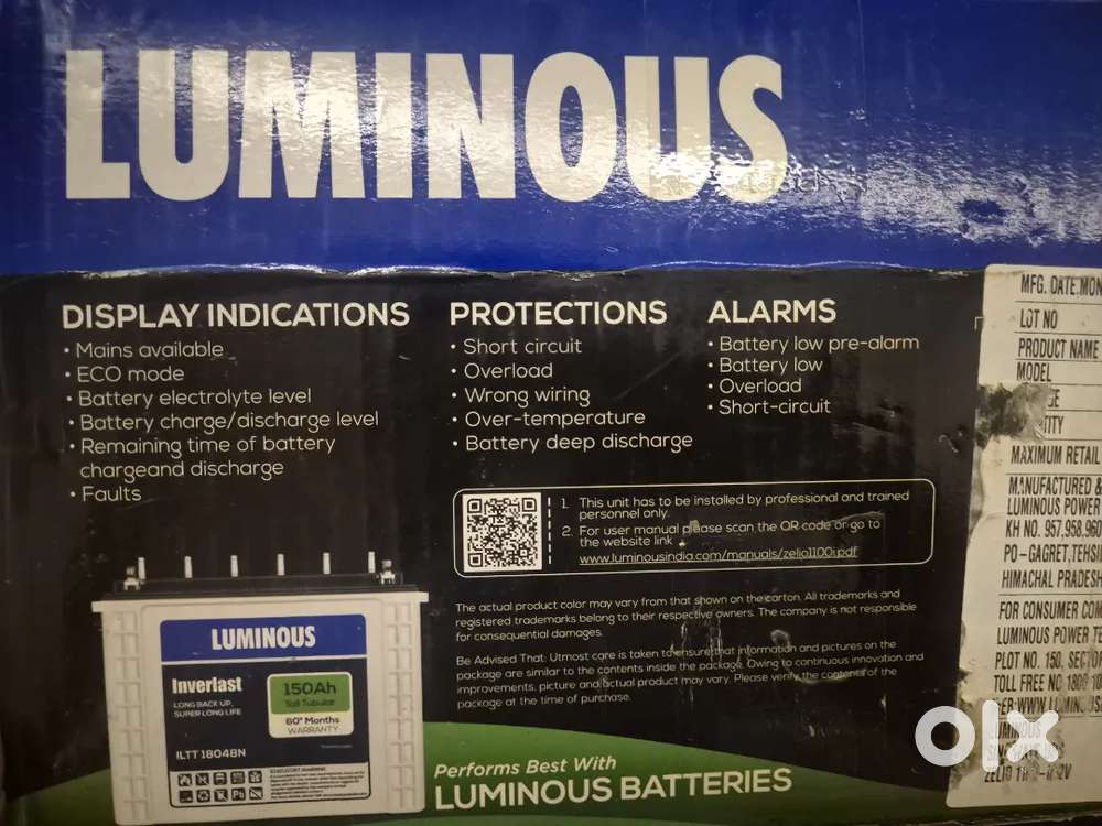 Luminous Zelio1100 Inverter