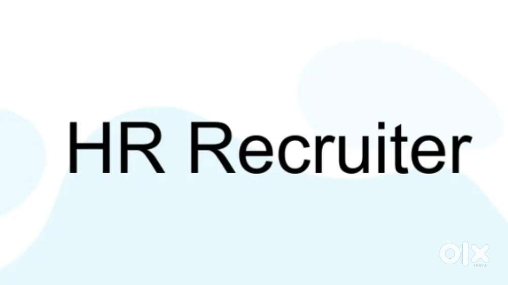 Urgent need Female Hr recruiter