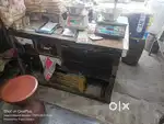 Old Wooden counters and wooden racks