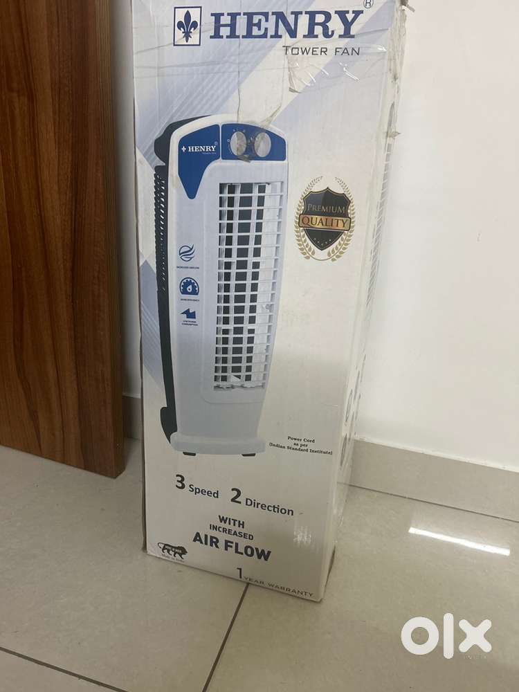 Tower fan for cooling - packed piece