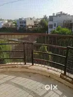 Spacious 3 BHK 4 Room Top floor apartment 3 side open with Park Temple