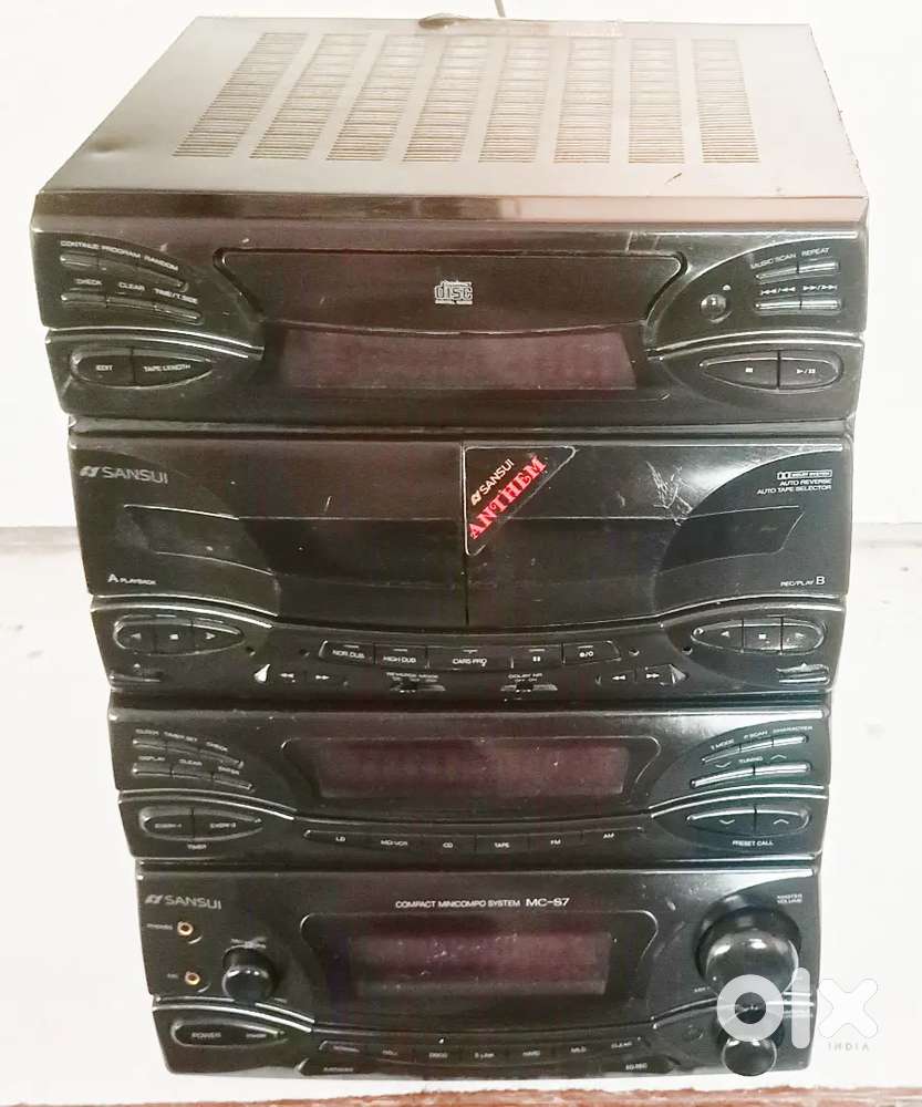 Sony sansui aiwa panasonic music system speakers amplifier available