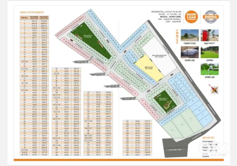 Residential and commercial plot