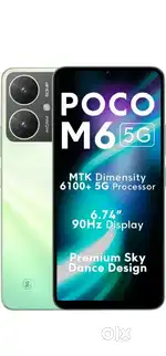 Mi Poco m6 5G new h fix price h