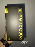 Poco x7  pro box piece with 12 month brand warranty