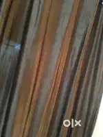 Brown curtains