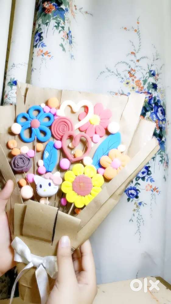 Clay bouquet