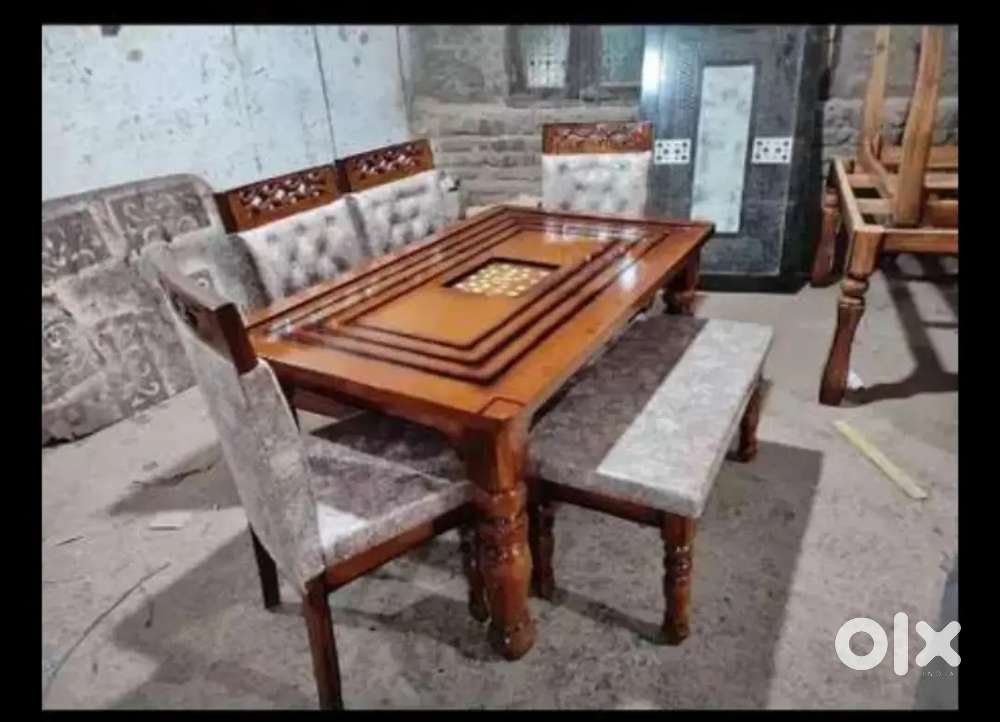 4 CHAIRS DINING TABLE AVAILABLE IN STARF FURNITURE